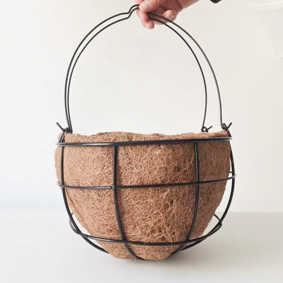 Tuin hangende manden Planter bloem ronde kokosnoot Coir pot hangende manden voor decoratie