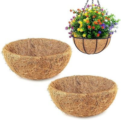 Coconut Coir Hanging Planter Basket Met Hanger Natuurlijke milieuvriendelijke plantenpot voor binnentuin