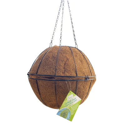 Hangende mand met liner Coco Hangende planters Ronde vorm Coco Hangende manden Hangende potten