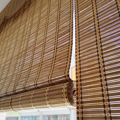 Bamboe rolluiken Bamboe rolluiken voor ramen Lichtfiltering Houten rolluiken Bamboe rolluiken voor binnen
