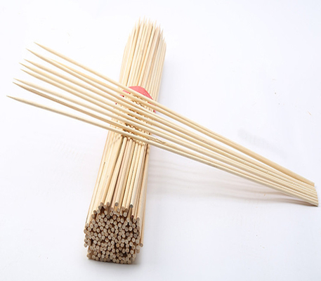 Bamboespiezen zonder splinters voor grillen, barbecue, voorgerecht, fruitkabobs, chocoladefontein