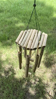 Bamboe windklokken met een verbazingwekkende diepe toon voor tuin patio huis of buiten decor