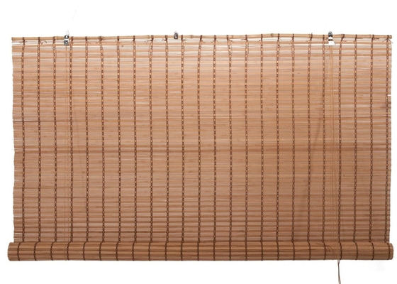 Bamboe blinds voor ramen Lichtfiltering Houten blinds voor ramen Bamboe rolluiken binnen