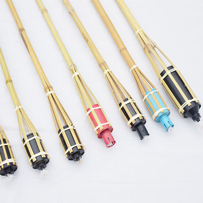 Groothandel 120 cm bamboe fakkel en stand fakkel bamboe voor tuinlandschappen