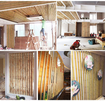 Natural Bamboo Pole 45cm-600cm for Garden Plant Support