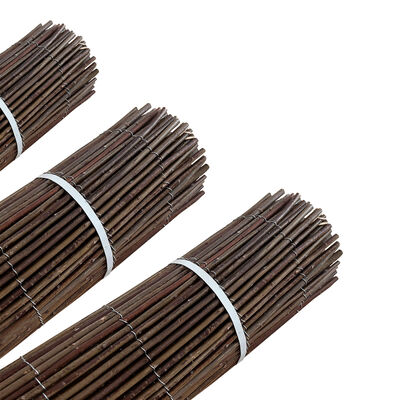 Natuurlijke Willow Fencing, Willow Screen Curtain milieuvriendelijk voor tuin, balkon, buiten, achtertuin Patio Decors hek rollen-1*3m