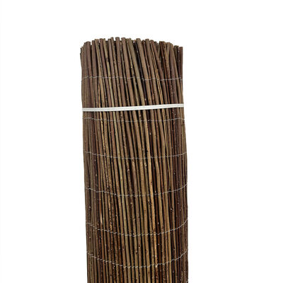 Natuurlijke Willow Fencing, Willow Screen Curtain milieuvriendelijk voor tuin, balkon, buiten, achtertuin Patio Decors hek rollen-1*3m