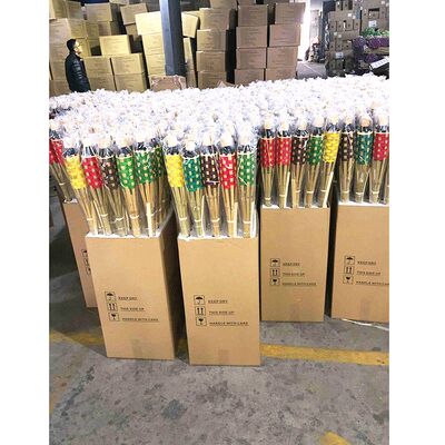 Natuurlijke Bamboe Fakkel voor Buitencamping, Tuinfeestdecoratie, Handgemaakte Milieuvriendelijke Vuurfakkel, Waterdicht