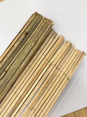 Duurzame Split Bamboe Zaan Slat Privacy Screen Roll voor Outdoor Landscape en Patio Decor