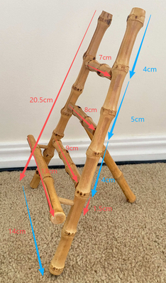 Portable & Space-Saving Bamboo Stand met 3-in-1 Universal Compatibility en Adjustable Viewing Angles voor Phone en Tablet