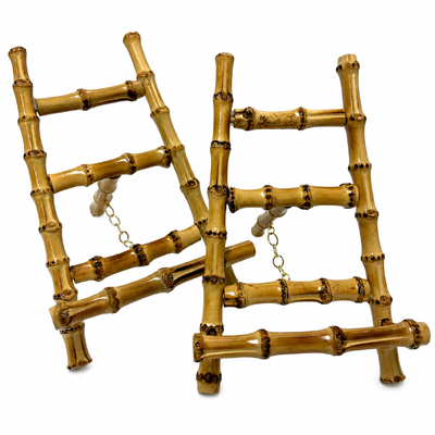 Portable & Space-Saving Bamboo Stand met 3-in-1 Universal Compatibility en Adjustable Viewing Angles voor Phone en Tablet